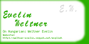 evelin weltner business card